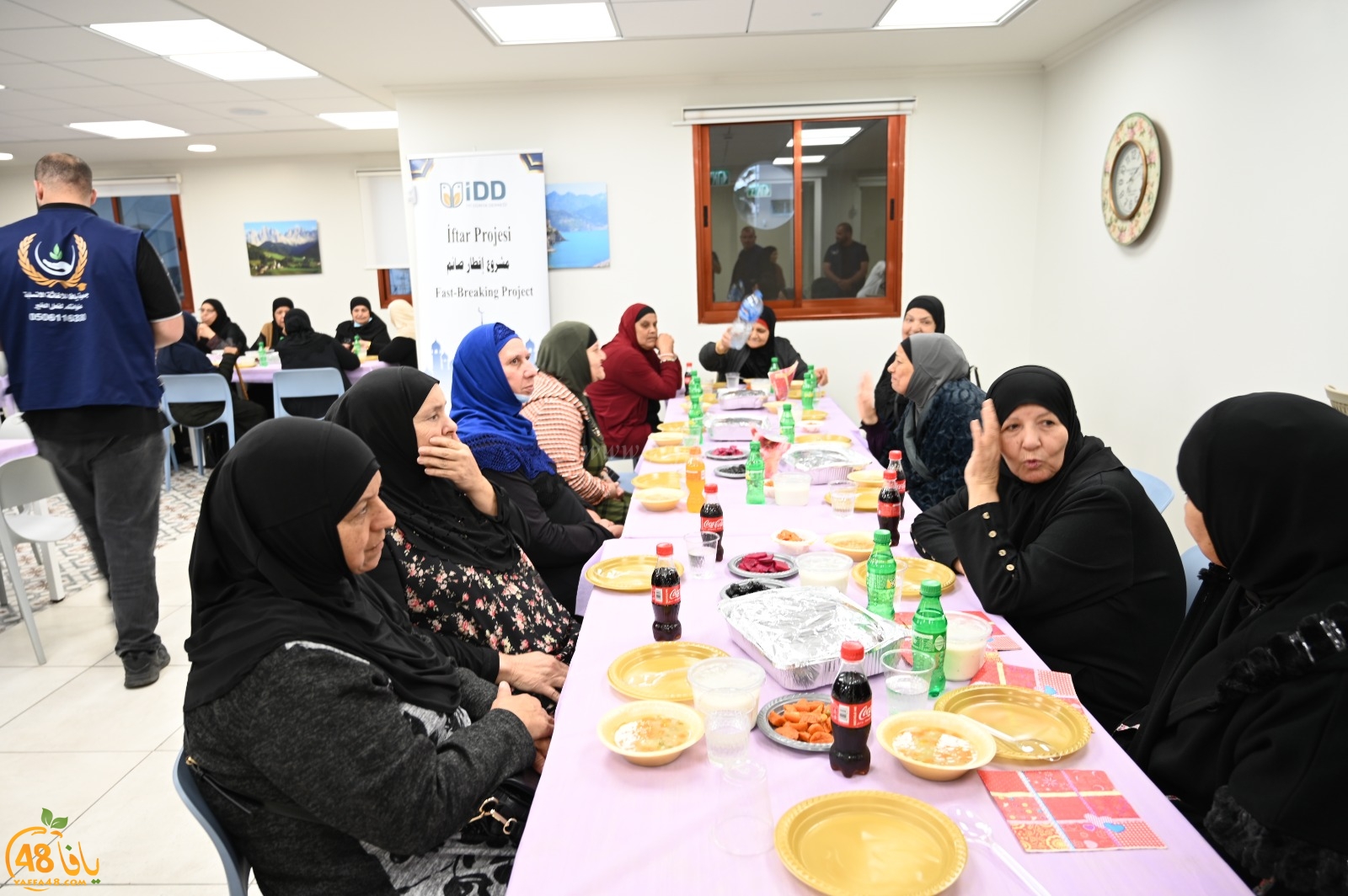  جمعية يافا تُنظم افطاراً جماعياً لنادي الجيل الذهبي بالمدينة